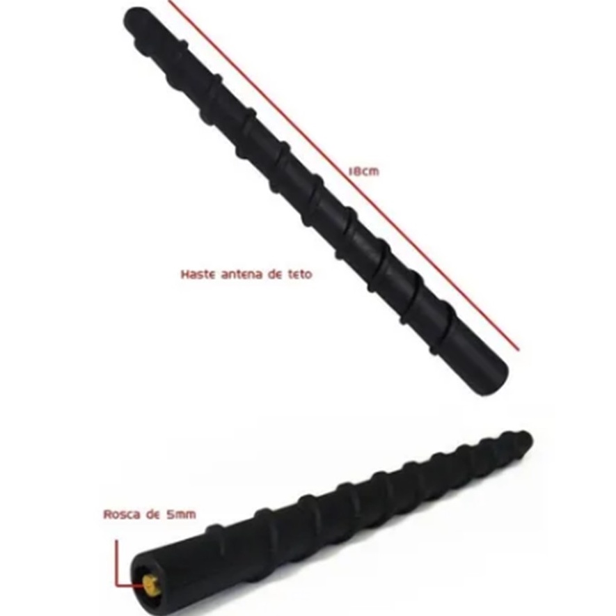 Antenne De Toit Noire 40cm Pour Kia Cerato (Modèle A) - Marque RPS - Réf. 708344 - Neuf
