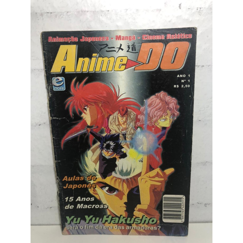 Revista Anime Do Ano 1 °n 1 Shopee Brasil 8212