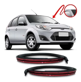 Par Borrachas Superior Porta Pingadeira Fiesta Hatch E Sedan