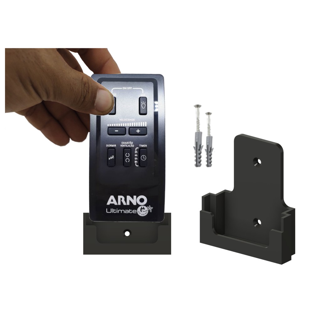 Kit 2 Suporte De Parede Controle Ventilador Arno Ultimate
