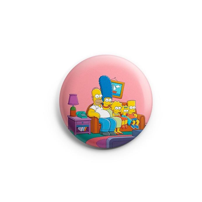 Botton Os Simpsons - Botum / Boton / Broche (3,5cm & 4,5cm) | Shopee Brasil