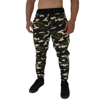 Calça camuflada 2024 preta masculina