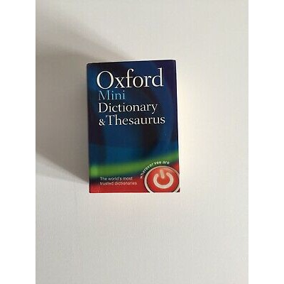 Mini-Dicionário de Inglês Oxford (Dictionary & Thesaurus) | Shopee Brasil