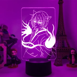 Luz Noturna Led Anime Kamisama Kiss Tomoe Lâmpada Para Decoração De Casa Acrílico 3d Love Light