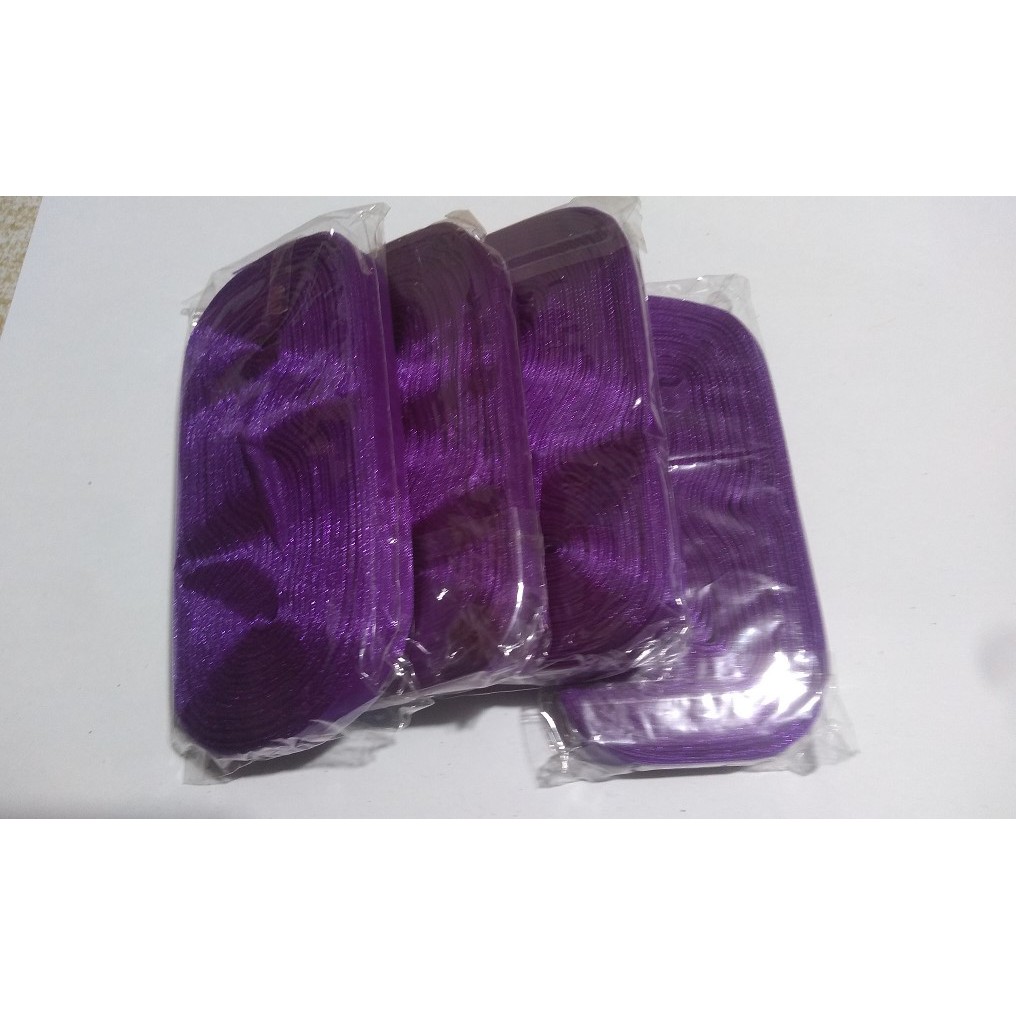 Fita De Organza 10mm X 50 Metros Cor Violeta Shopee Brasil 1229