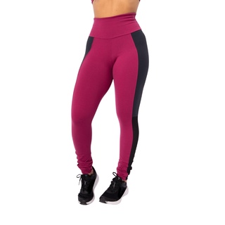 CALÇA LEGGING RUBRO COM RECORTE E TELA Calça Legues Femininas Calça Legging  Moda Fitness