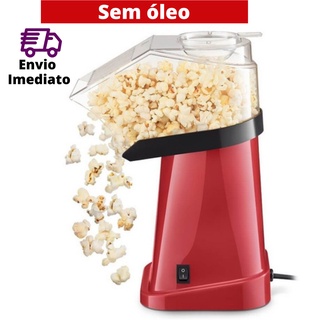 Pipoqueira elétrica sem óleo Multilaser ar quente vermelho 127V 1200W