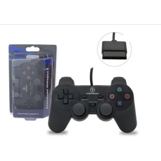 Manete Controle Play Ps2 Kapbom Com Fio Usb Joystick