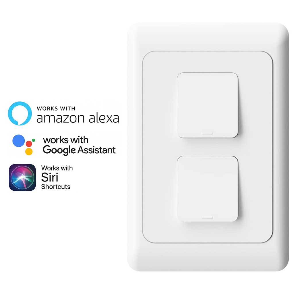 Interruptor Wi Fi Inteligente 2 Bot es Bivolt Alexa Google