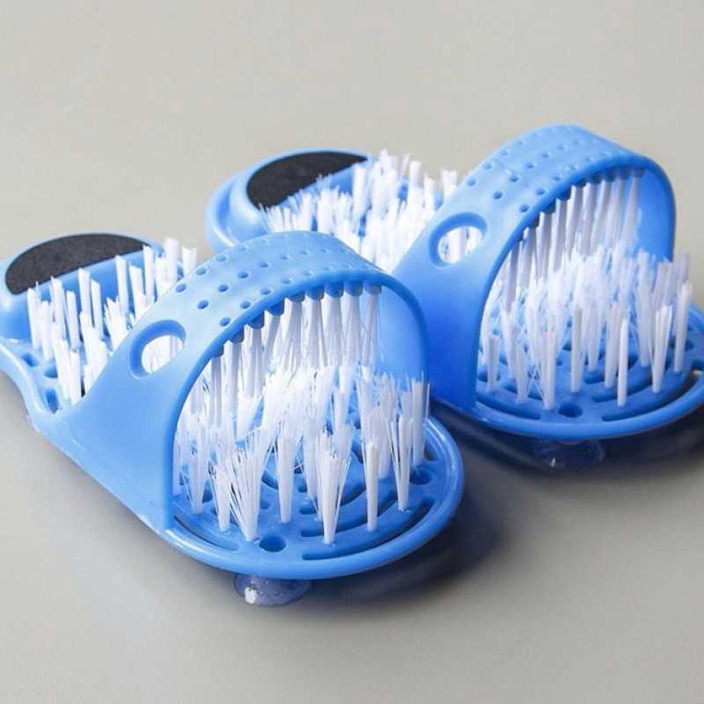 Chinelo para pés lavar e tratar rachaduras, com ventosas para fixação ...