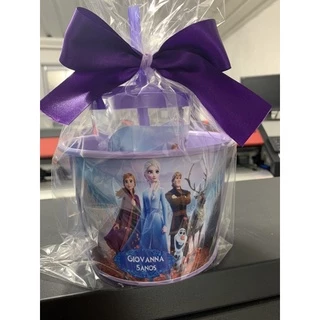 10 balde personalizado pipoca 10 copos prova de água Frozen todos os tema