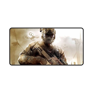 Mousepad Call Of Duty Personagem arma game jogo retangular