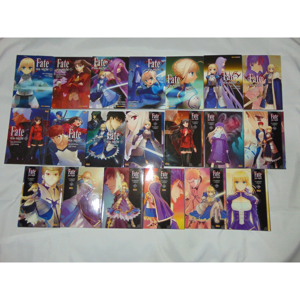 Coleção mangá Fate Stay Night 1 ao 20 completo em português USADO | Shopee  Brasil