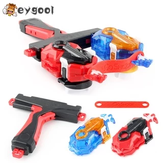 Lançador Beyblade Burst Duplo Alça Go Shoot Combo Aderência Brinquedos Menino