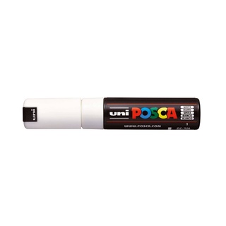 Caneta POSCA PC-7M Branca Marcador Permanente Multiuso