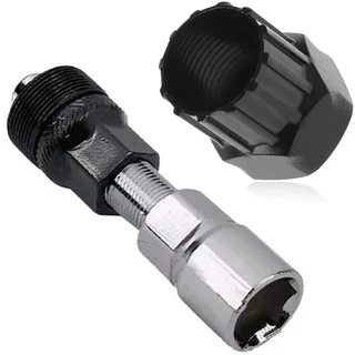 Chave Extrator Saca Pedivela Bike Bicicleta Reparo Kenli Ferramenta + Chave Extrator Catraca K7 Cassete