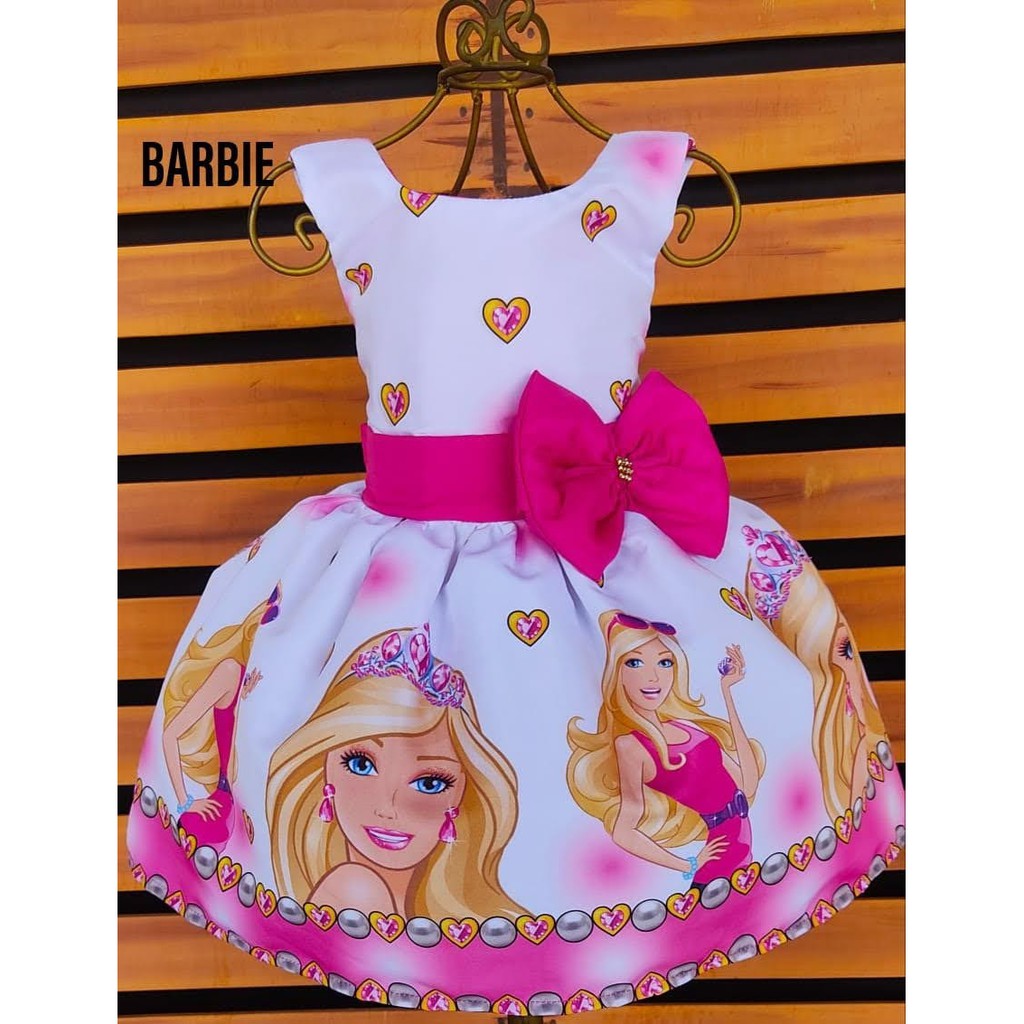 Vestido Barbie Infantil Temático