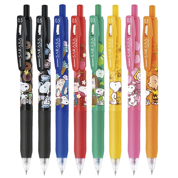 ZEBRA SARASA CLIP SNOOPY 未開封8本＆prefill5本 Caneta Zebra Sarasa Clip Color Peanuts SNOOPY 0.5mm | Shopee Brasil