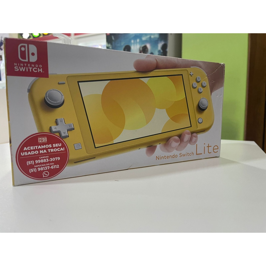 Nintendo Switch Lite 32gb Standard Amarelo Yellow | Shopee Brasil