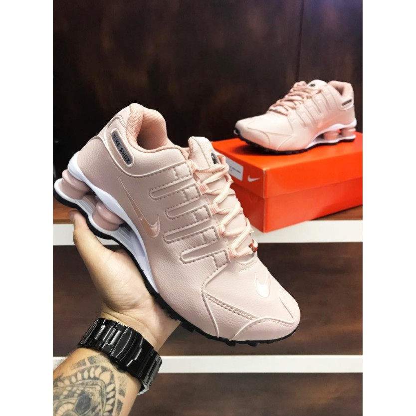 Nike shox feminino store nude