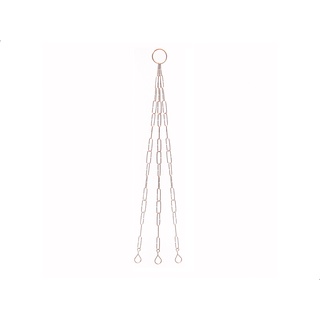 Corrente de Metal Tripla para Pendurar Vasos Flores 34cm