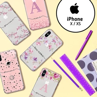 Capa Capinha - iPhone X - XS - Transparente Personalizada com Nome