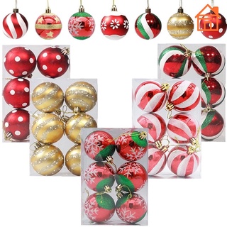 Kit 3 Bolas de Natal Decoradas Glitter Enfeite para Arvore Decoração  Natalina 7,5 cm Tok da Casa Azul Claro