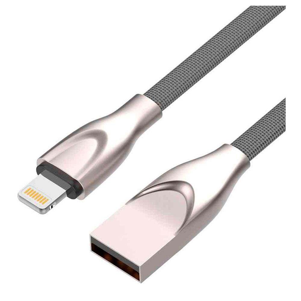 Cabo Iphone Ipad USB x Lightning 2.4A 1m Cinza, C3TECH CB-L180GY ...