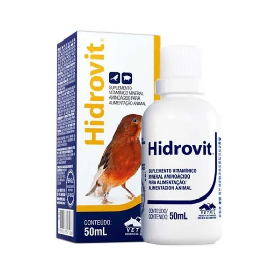 Hidrovit 50 Ml Vetnil / Aminoácidos e Eletrólitos | Shopee Brasil