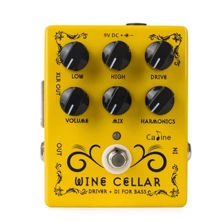Caline CP-60 Adega/Com Efeitos DI + Pedal De True Bypass/Guitarra/Acessórios
