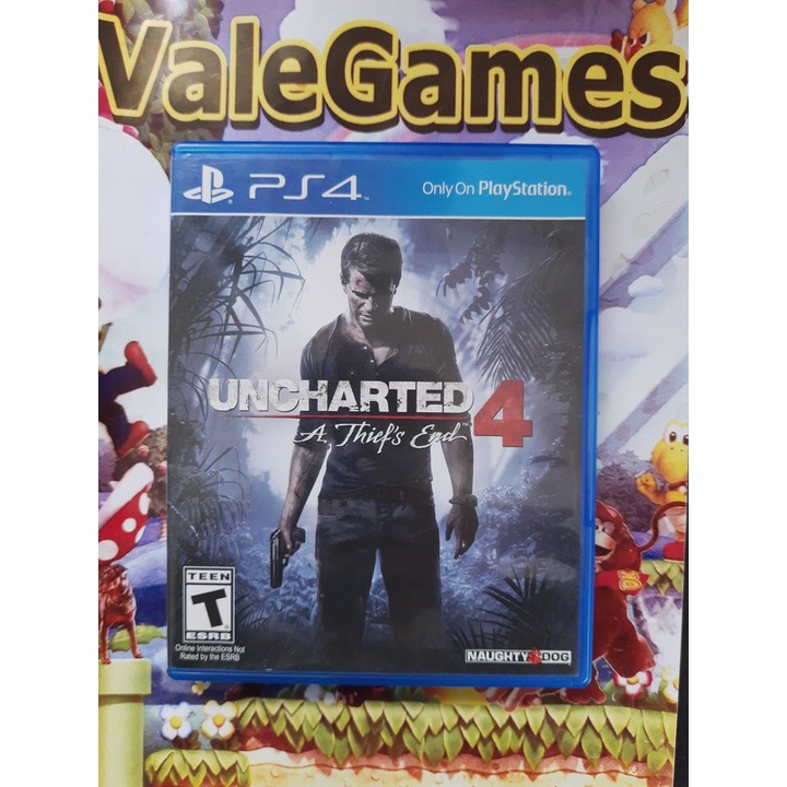 Uncharted 4 A Thief's End Mídia Física PS4 (USADO) 