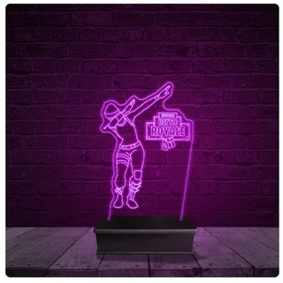 Luminária e Abajur Acrílico Led - Fortnite Jogo 04