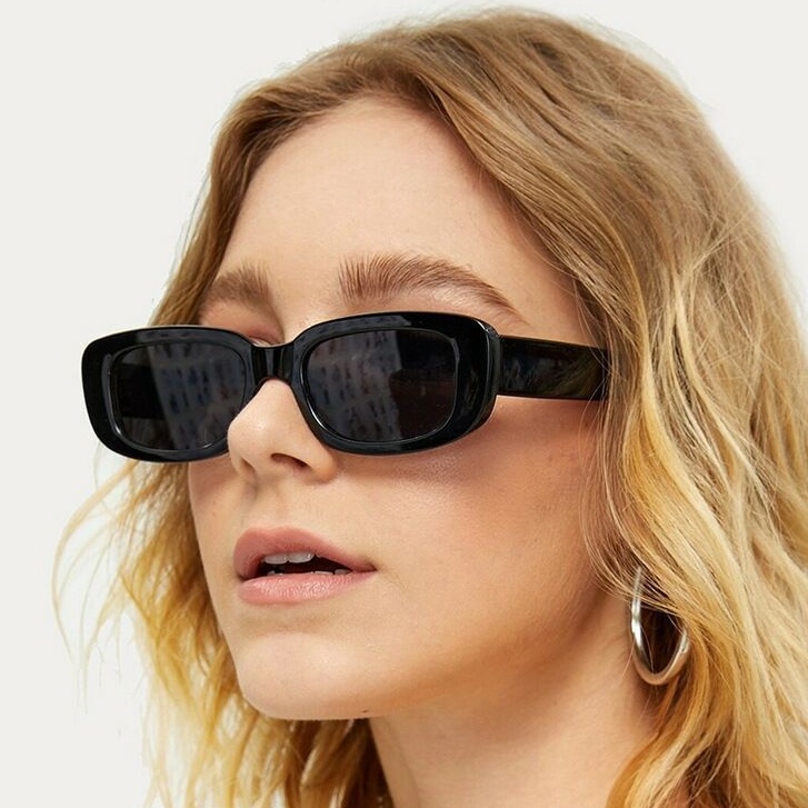 Óculos De Sol De Lentes Planas Hexagonais Masculino/Feminino Estilo /  Vintage Femininos Senhoras Da Moda Óculos De Sol