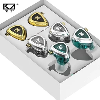 KZ EDA Bass Balanced Hi-Res Earbuds 3 Pares Ruído Esportivo Cancelamento IEM ZEX PRO EDC EDS