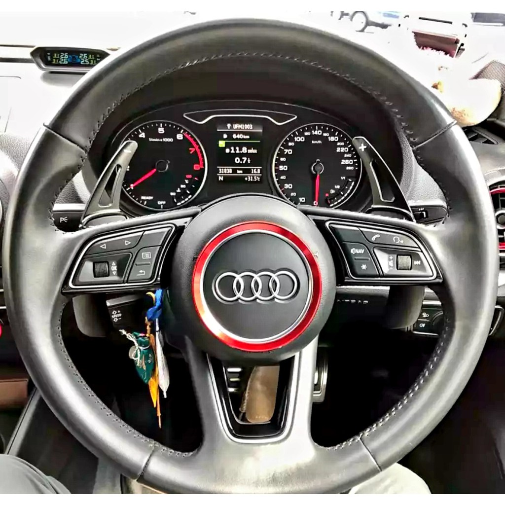 Pá para volante de carro,Para A-u-d-i A7 2019-2020 Extensão do paddle shift  do volante do carro paddle shift do volante de alumínio