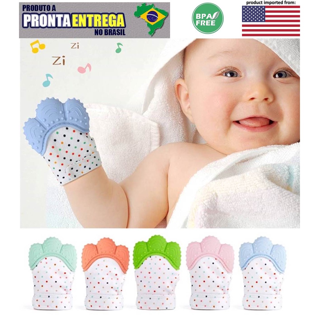 Luva De Dentição De Silicone W, Silicone Chicken Baby Gutta