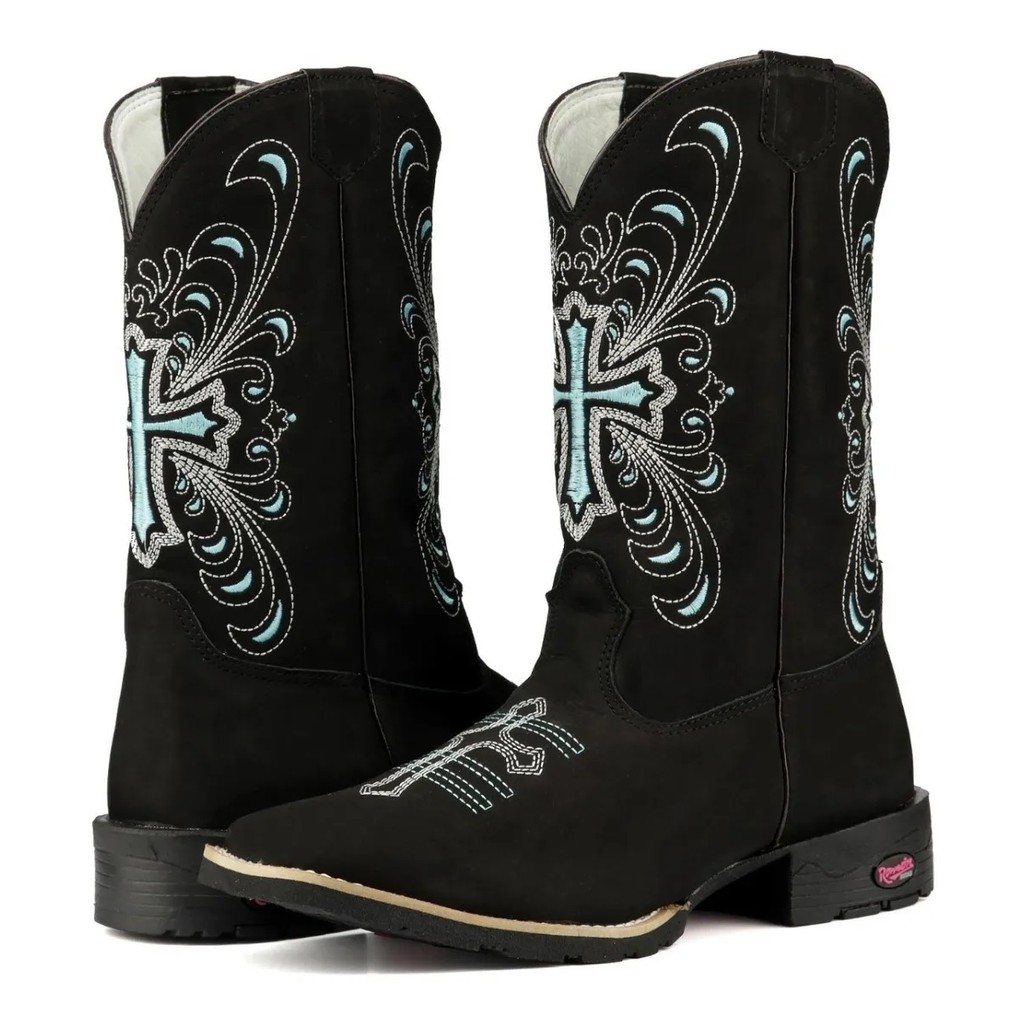 Botas femininas hot sale bordadas