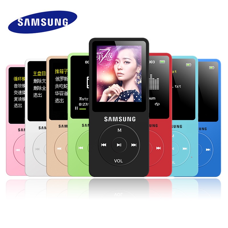 Rádio MP4 FM Player Multifuncional Walkman Suporte De Tela LCD TF/Cartão De Memória Samsung