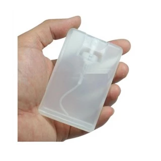 2 Spray Cartão de Viagem Recarregável Portátil 20 ml Vazio porta perfumes