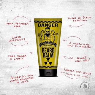 Beard Balm Danger para Barba Barba Forte 170g
