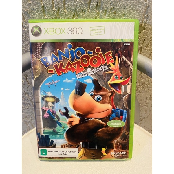 Banjo-Kazooie Nuts e Bolts [REPRO-PACTH] - Xbox 360 - Sebo dos Games - 10  anos!