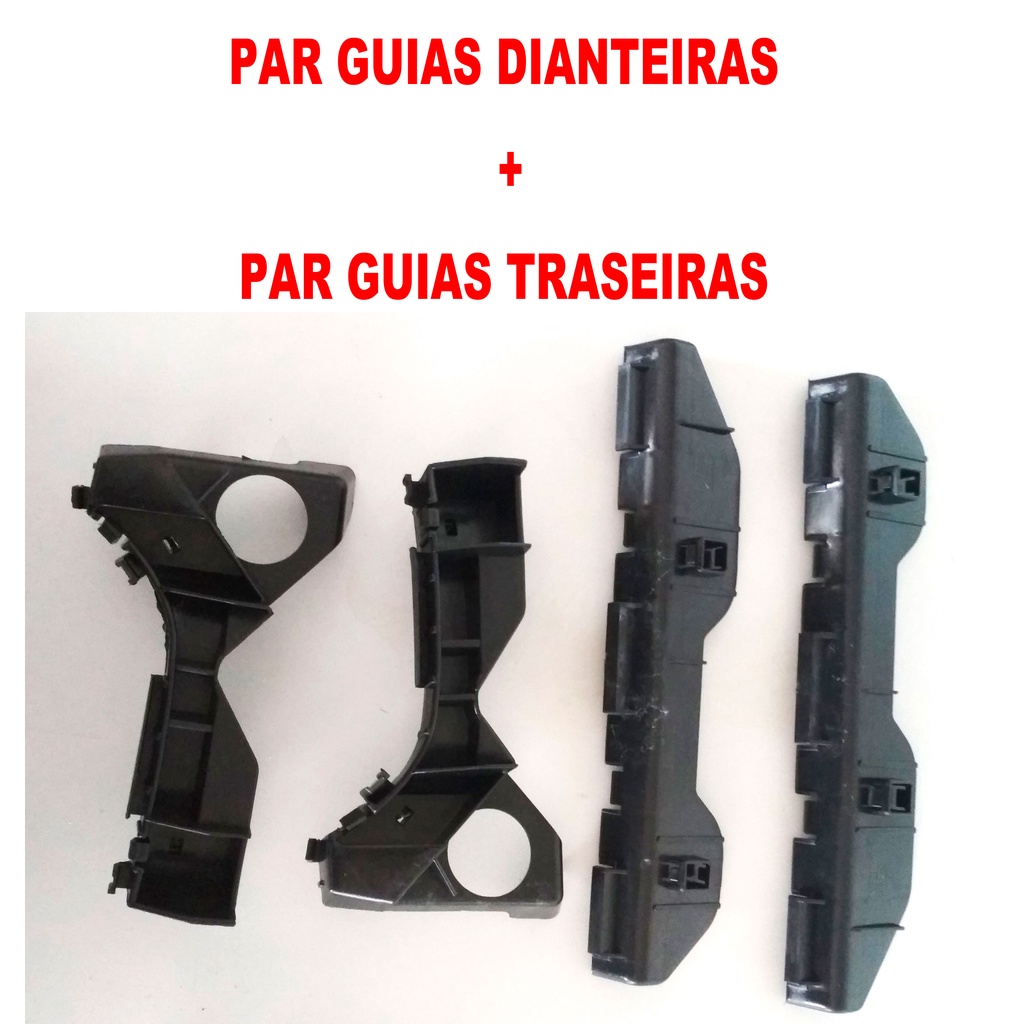 Kit Guia Parachoque Dianteiro E Traseiro Corolla