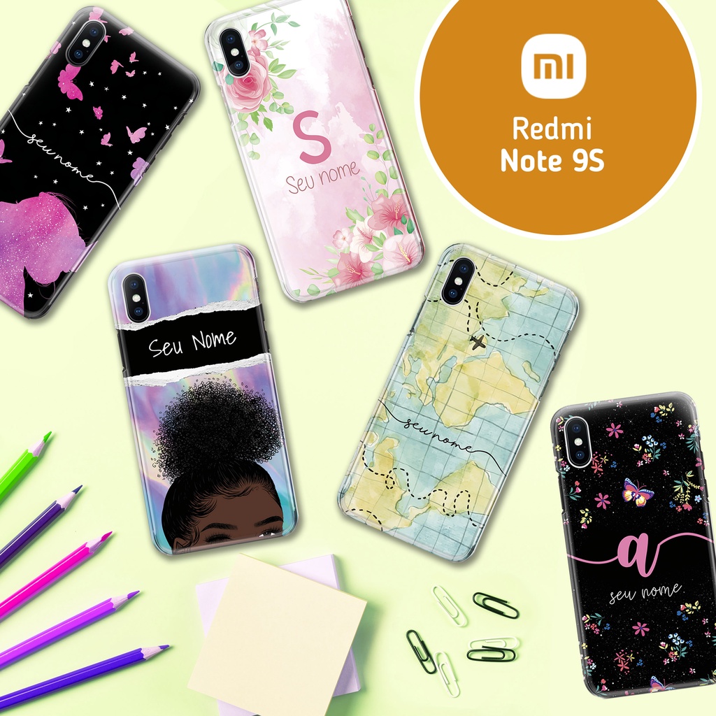 Capa Capinha - Xiaomi Redmi Note 9S - Personalizada com Seu Nome