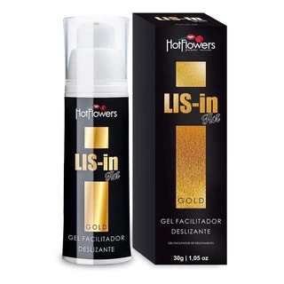 LIS-IN Gold Gel Dessensibilizante Anal Sem Dor - Hot Flowers
