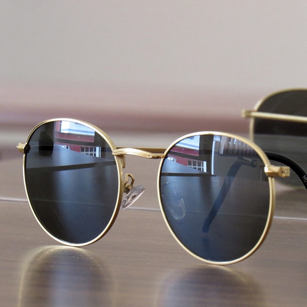 Óculos de Sol Redondo Round Feminino / Masculino 100% UV400