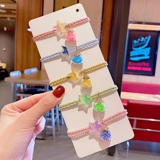 Pulseira Estrela Dos Desejos De Moda Menina Aniversário De Criança Presente De Frutas Flores Casais Melhor Amigo Trançada