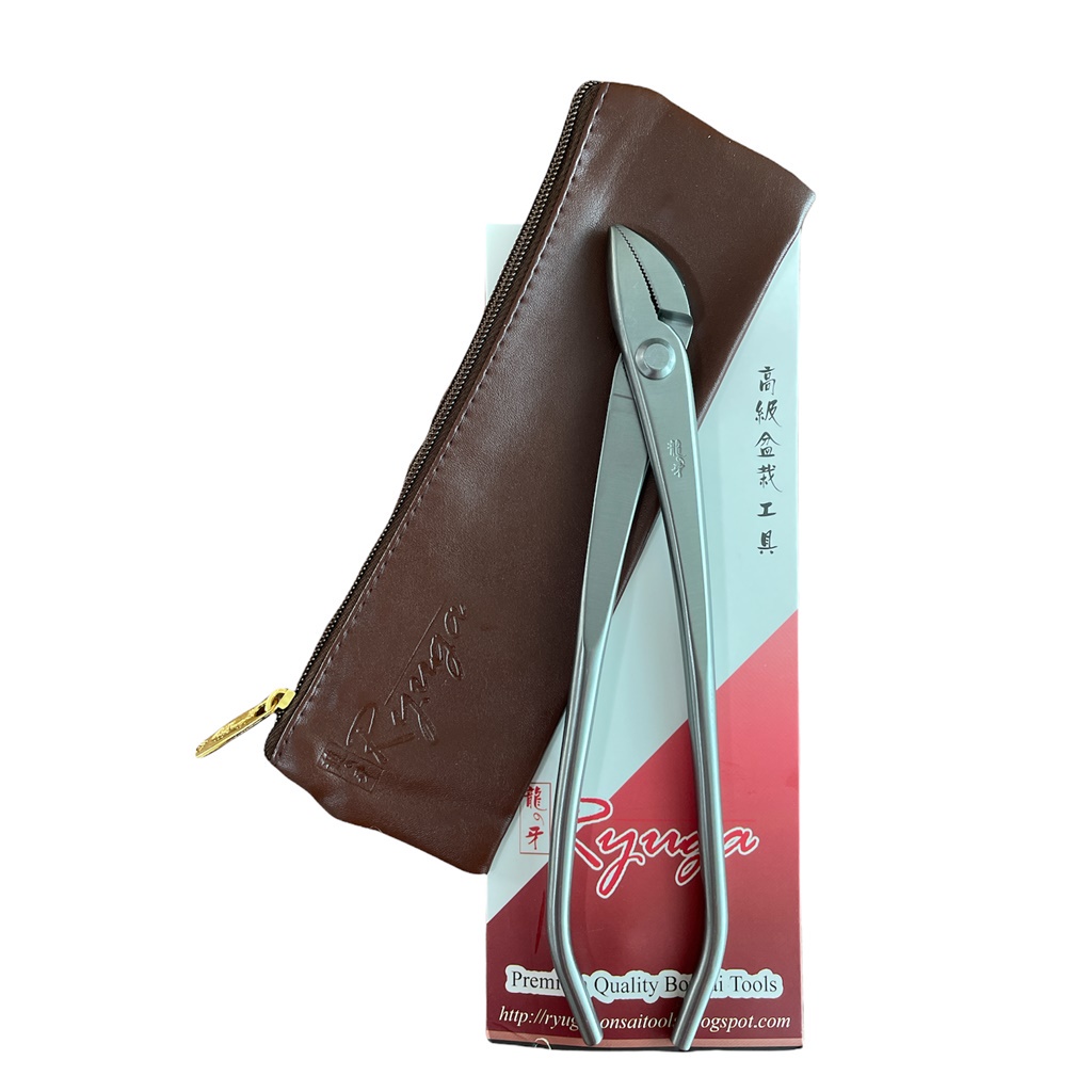 Alicate jin profissional para bonsai plantas ryuga aço inox 22.5cm