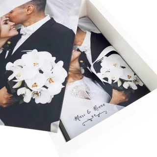 Álbum e Caixa Personalizados para 100 fotos 15x21 - Qualidade profissional