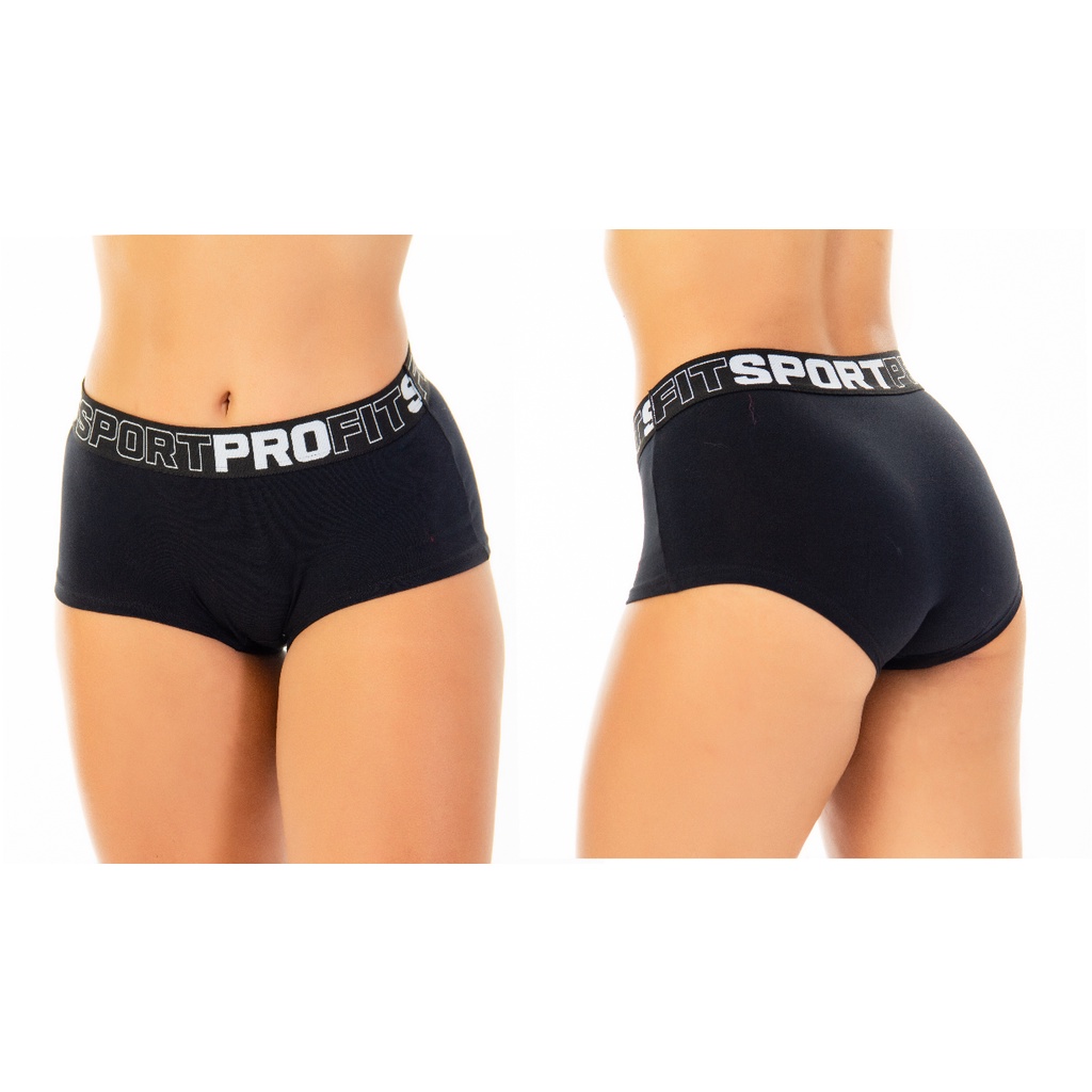 Calcinha Shortinho Box Boxer Feminino Algodão