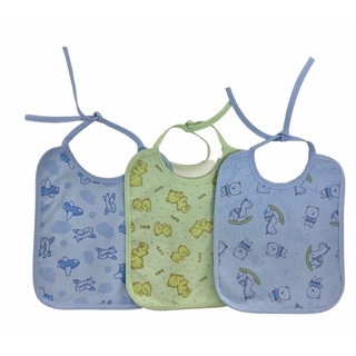 Kit Babador Flanelado Minasrey Parapipi 03 Unidades Sortidas menino menina ou neutro